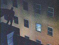Batman watches over Mr. Freeze